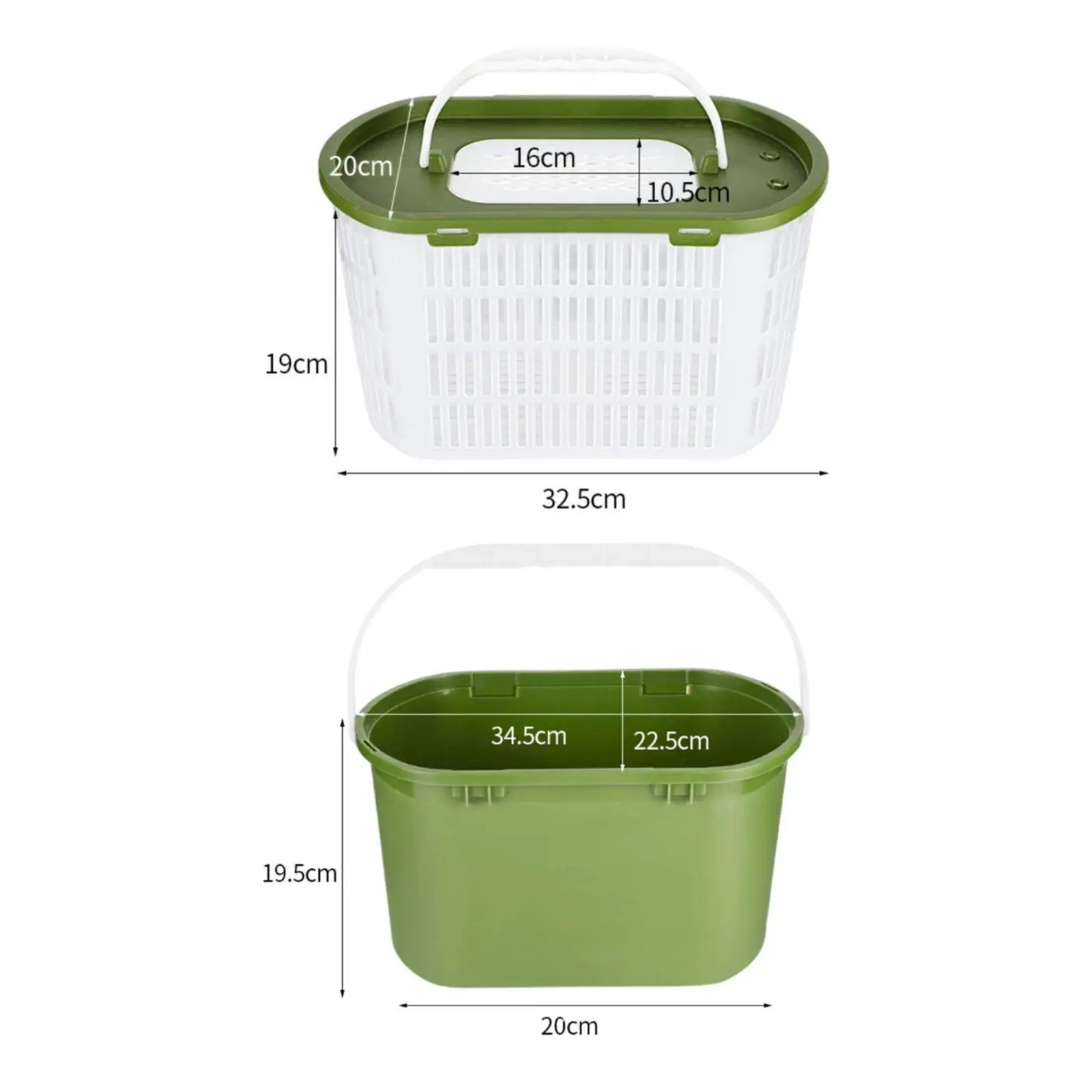 Outdoor Fishing Container Polypropylene Folding Fishing Bucket for Water Drawing and Live Fish Carry