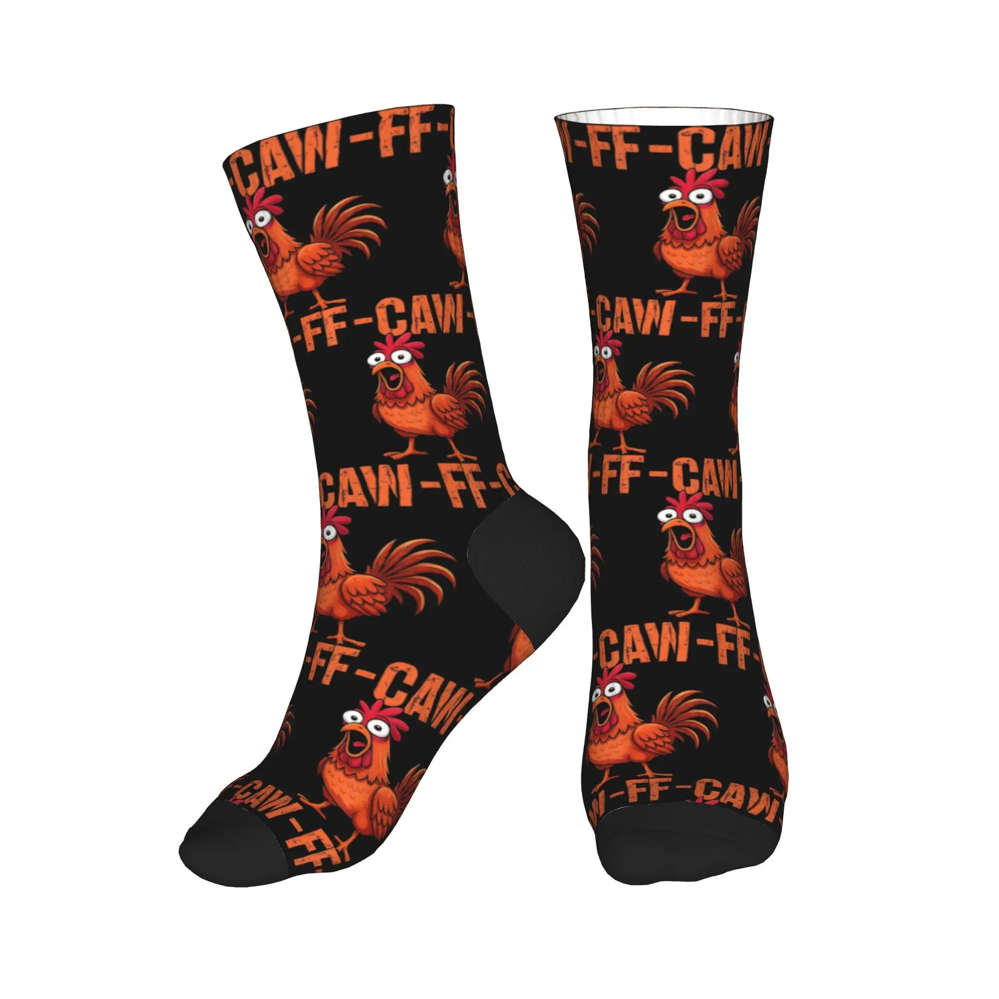 النساء الرجال الجوارب F-Caw-F مضحك الدجاج مضحك ميمي جوارب الشتاء موضة الجوارب الناعمة الدافئة الرسم الرياضة في الهواء الطلق عدم الانزلاق الجوارب