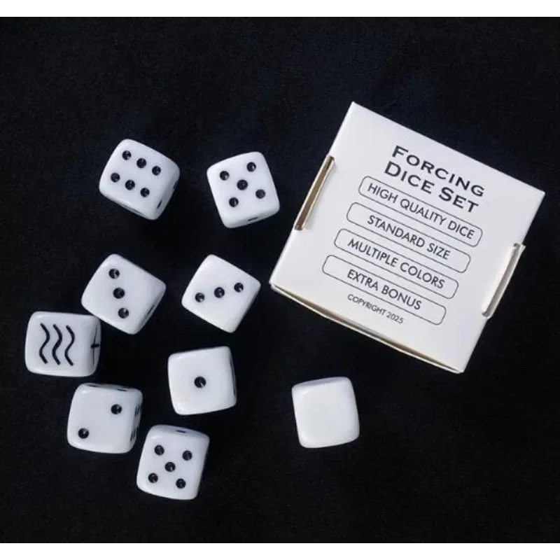 

Force Dice Set Magic Tricks Gimmicks Props Close Up Magia Props Bar Trick Metalism Classic Illusions Nail Magia