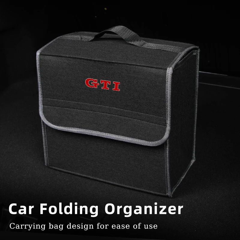 Car Accessories Storage Bag Travel Organizer Box For VW GTI Passat Polo Golf Scirocco Tiguan Jetta T-ROC Touareg Touran CC Shara