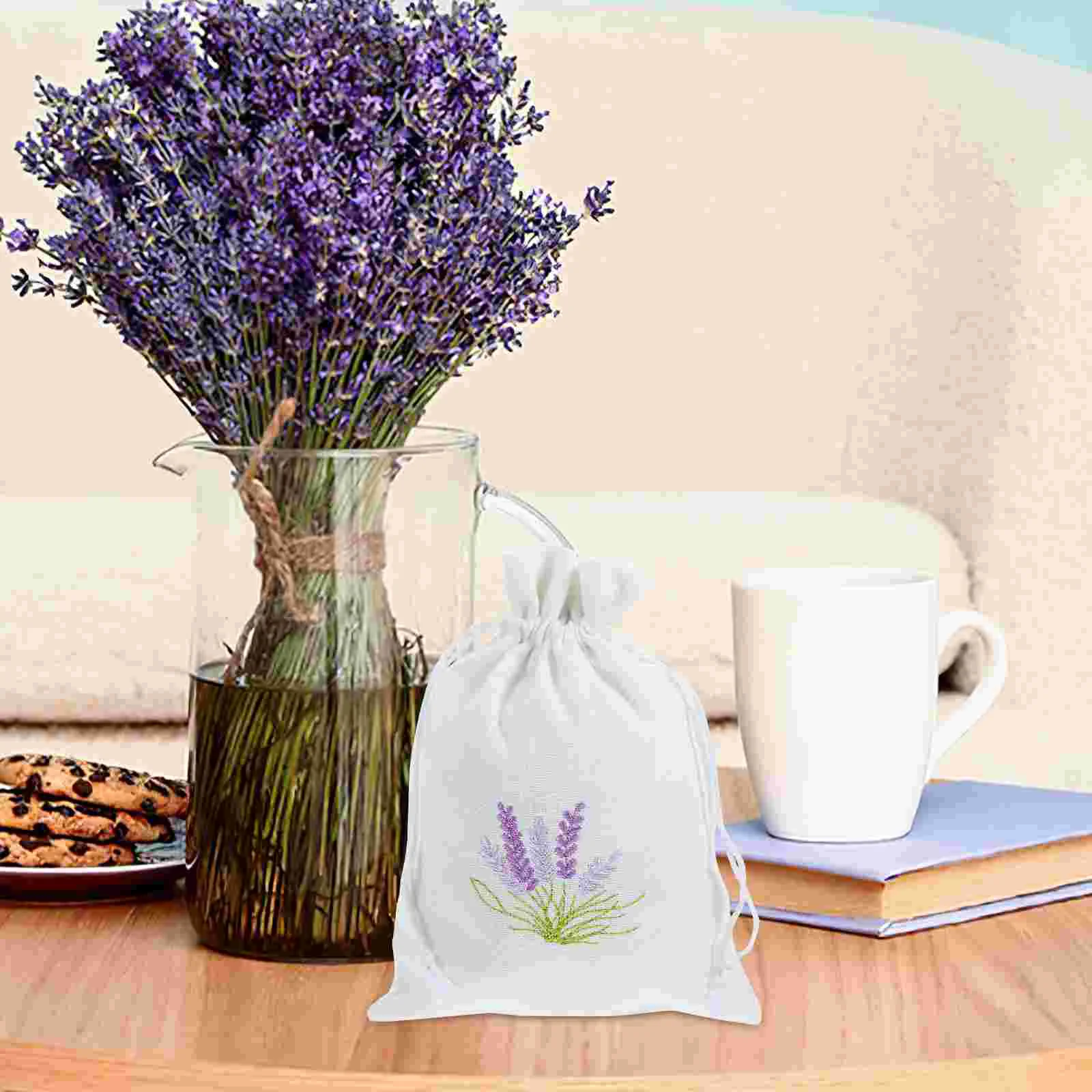 10 Pcs Bag Lavender Sachet Travel Toiletry Gifting Cotton Empty Fragrance Bags