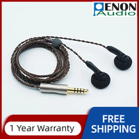 SHOZY BK MKII 3.5mm Audio / 4.4mm Balanced Audiophile High Performance Flat-head Earphone HiFi Earbuds