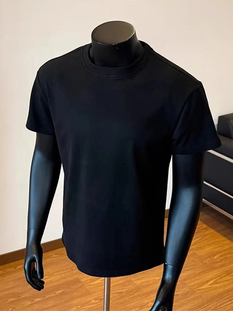 

Bla Padded oulder ort Sve T-irt Men's Sle American High Street Cleanfit Premium Feel f Sve Inner Wear