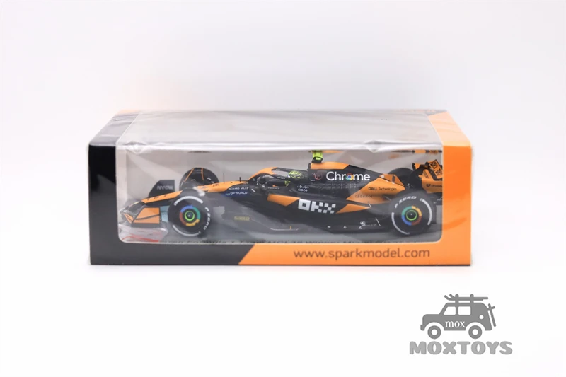 سبارك 1:43 فورمولا 1 فريق MCL38 رقم 4 3rd الأسترالية GP 2024. لاندو نوريس موديل سيارة #5