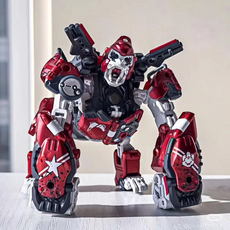 Caixa de besta série mo jo orangotango transformável brinquedo colecionável guochuang mech figura de ação aniversário presente de natal