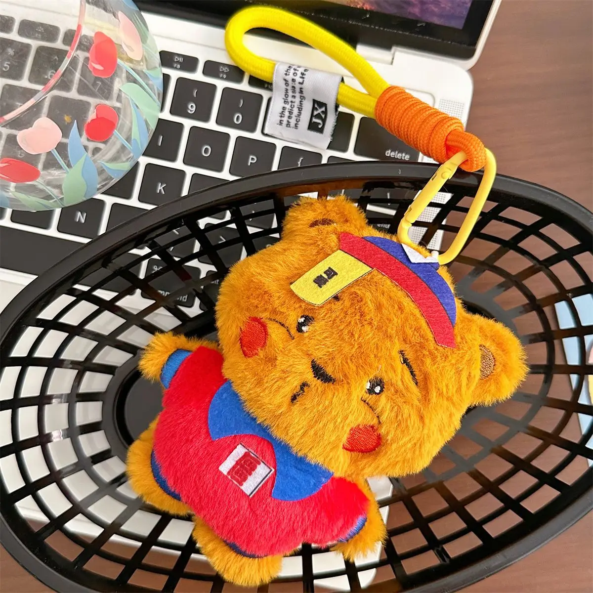 24 قطعة/الوحدة 12 سنتيمتر لطيف صار الدب مضحك غيبوبة أفخم المفاتيح قلادة جرو دمية لعبة حقيبة مدرسية الديكور سحر #3