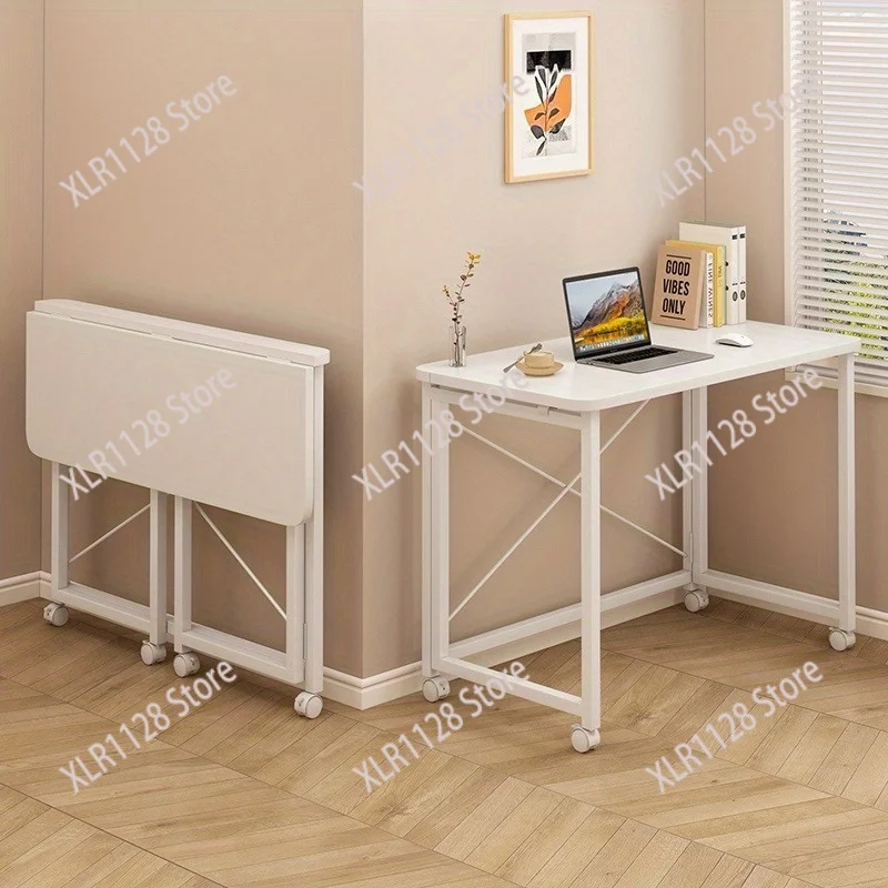 Foldable Space Saving Writing Desk Portable Simple Table For Study Bedroom Home Office Indoor