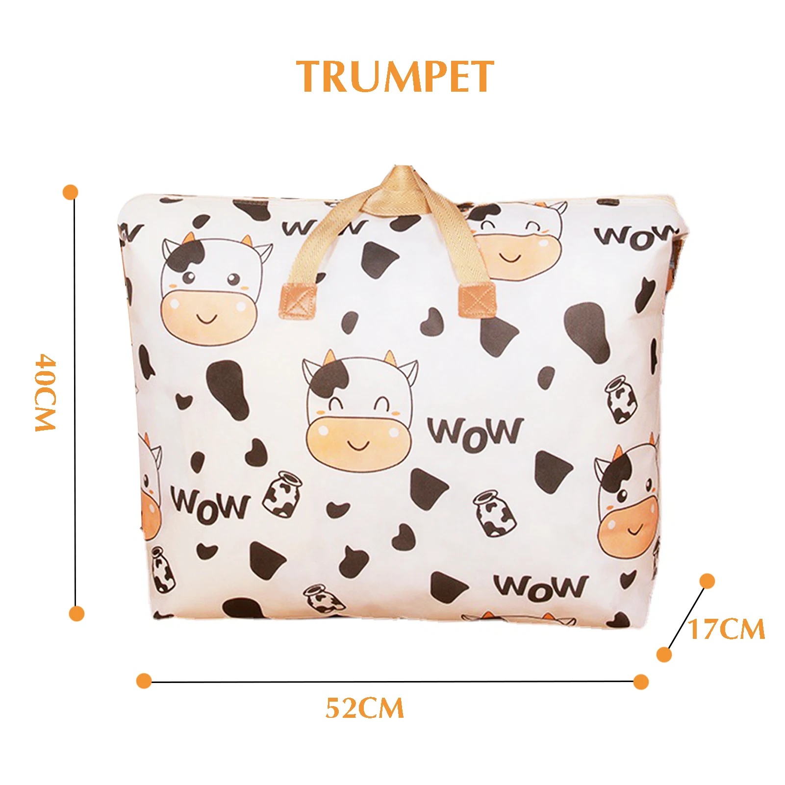 Cloth Quilt Clothes Storage Bag Hand-held Finishing Clothes Moving Bag for Skirt Sweater Tops Trousers