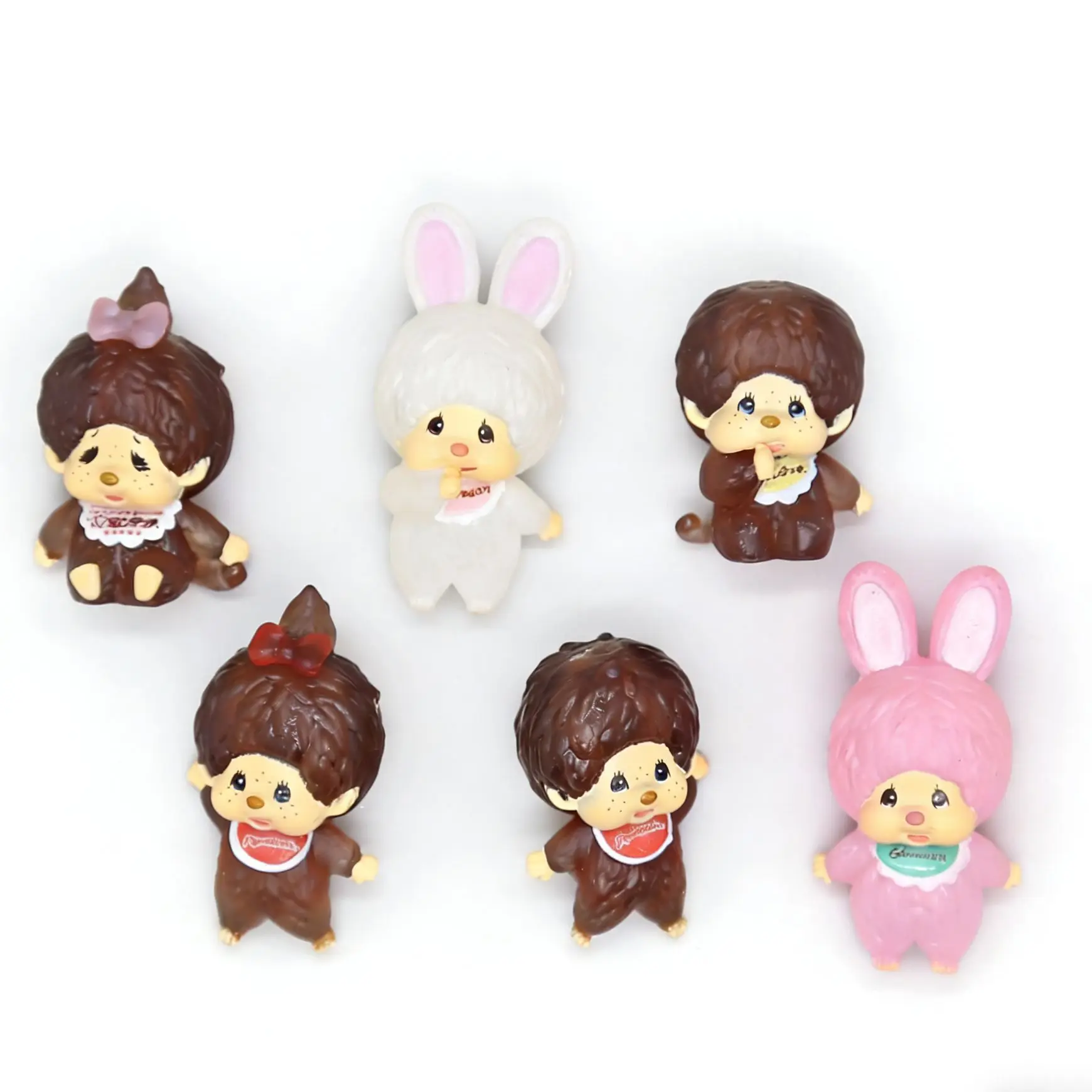 

‌for Monchhichi Ornaments Figure Mini Figurine Desktop Decoration Model Ornaments Toys Girls Christmas Gifts