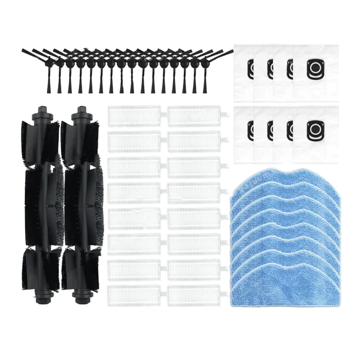 

For X-Plorer Serie 75 S+ Robot Vacuum Cleaner Roller Main Side Brush Hepa Filter Mop Cloth Accessories