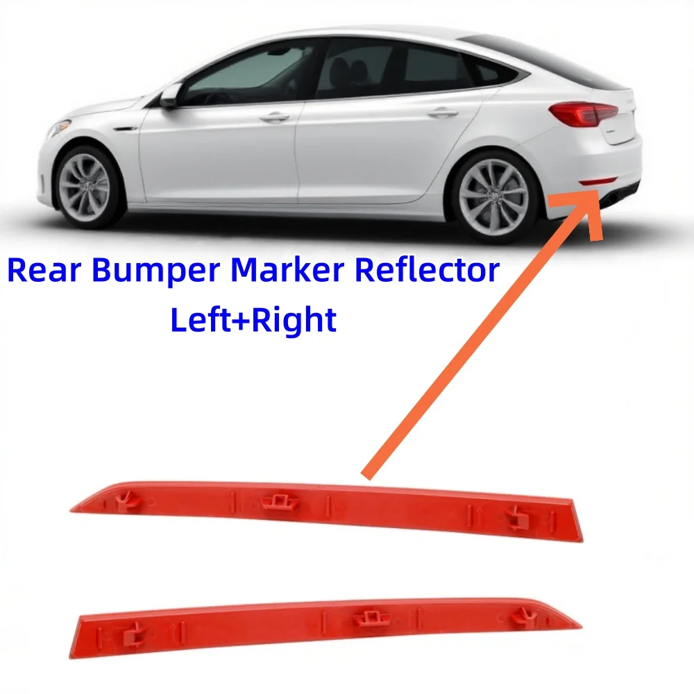 

A Pair Rear Bumper Marker Reflector Left+Right For BMW 3-Ser F30 F31 M Sport 328i Durable Automotive Parts