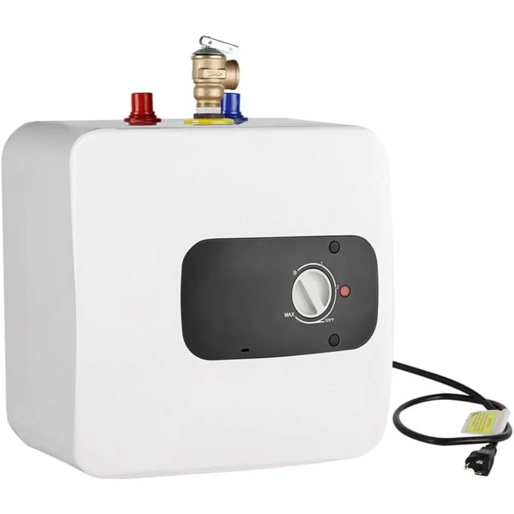 Hot Water Heater 4 Gallon, On-demand Water Heater Electric Water Heaters with Cord Plug 1.44kW at 120 Volts