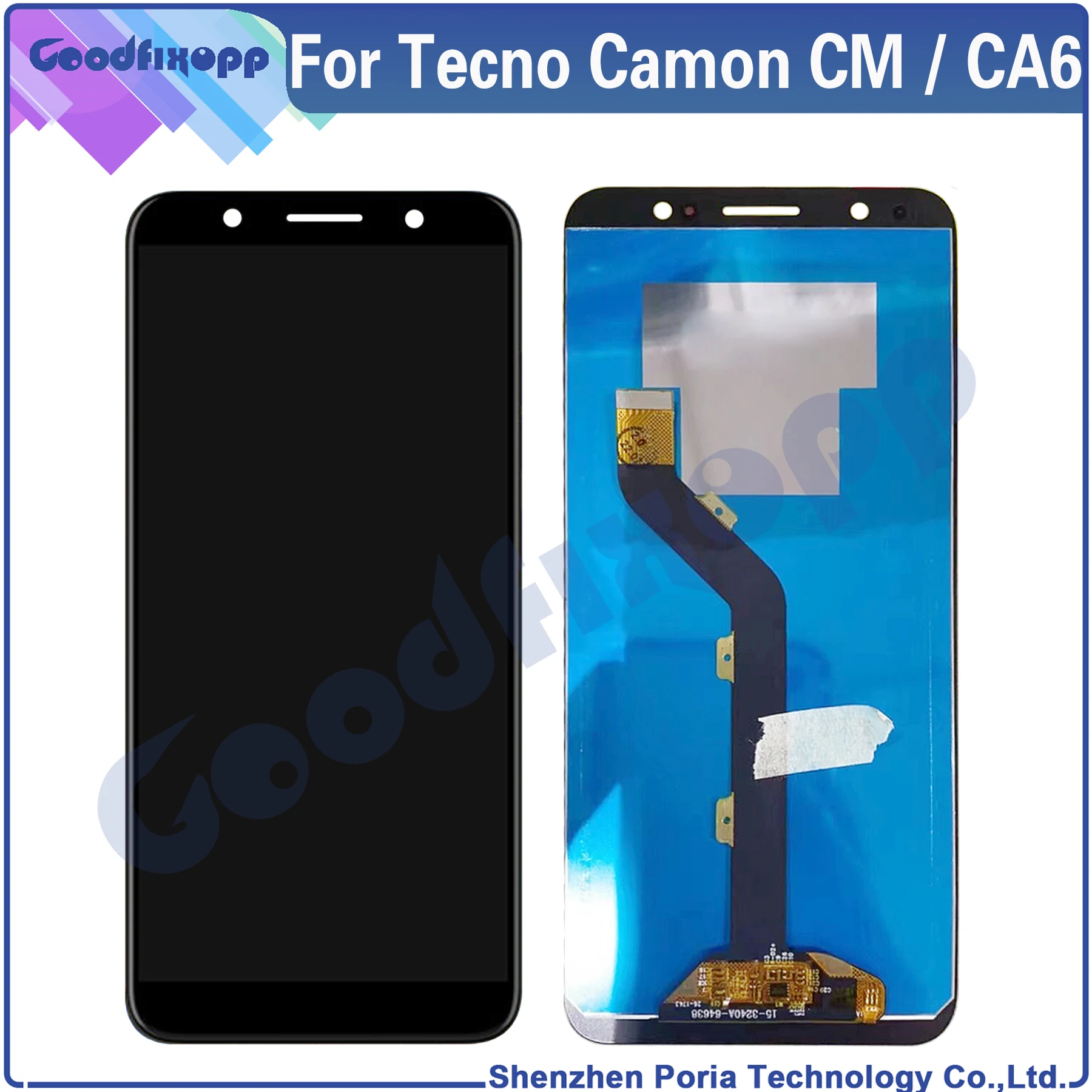 

For Tecno Camon CM CA6 LCD Display Touch Screen Digitizer Assembly Repair Parts Replacement