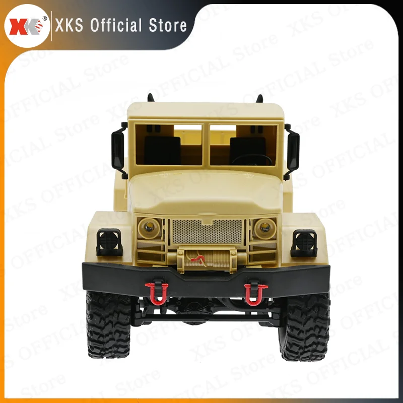 WPL B14 RC Car 1/16 2.4G Remote Control 4WD Off-Road Rock Crawler LED Light Electric Buggy Climbing RC Truck Toy Gift for Boys