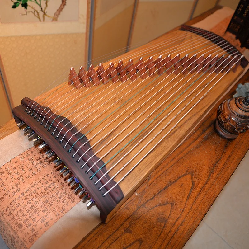 

High Quality 21 String Guzheng ,length of 82cm, Suitable for Students, Beginners, Children,Zither Made of Solid Paulownia Wood