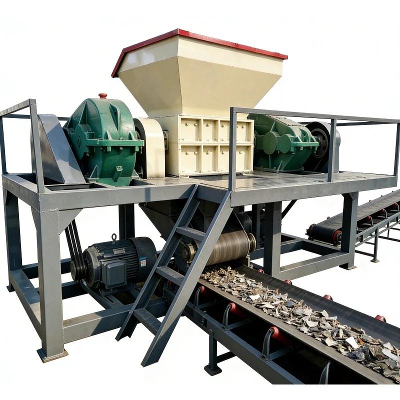 

High Performance Durable Dual Shaft Shredder Metal Tire Plastic Shredder Equipment for Scrap Metal Tire