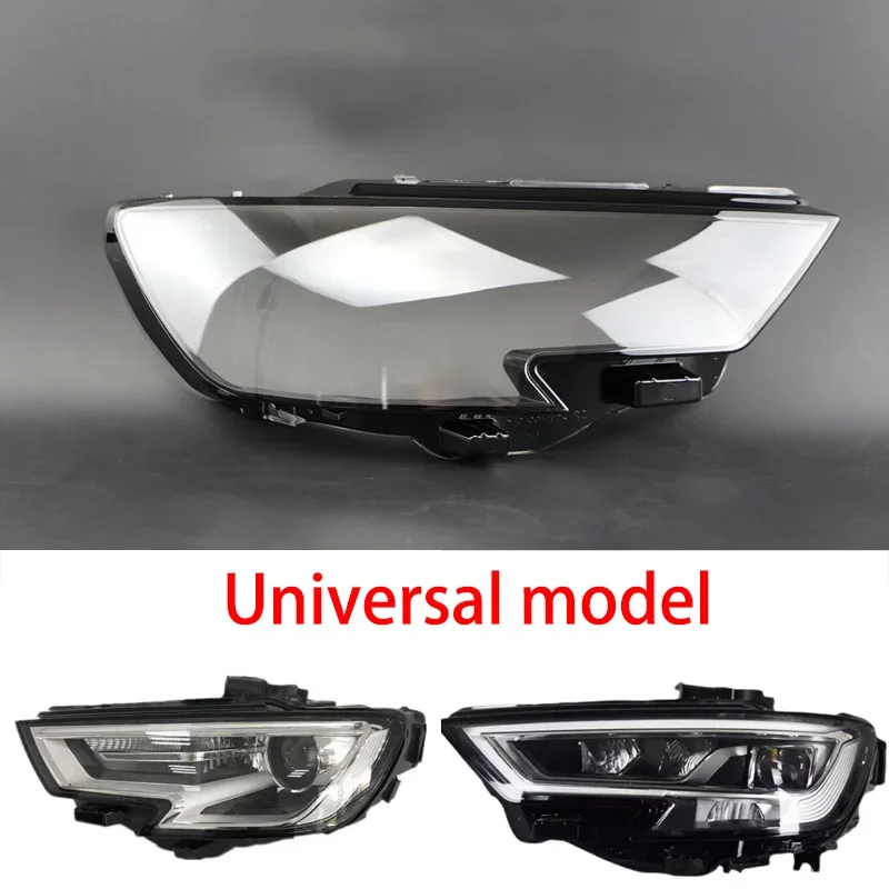 For Audi A3 2016-2020 Car Headlight Lens Lampshade Clear Headlight Lampshade Light Guard