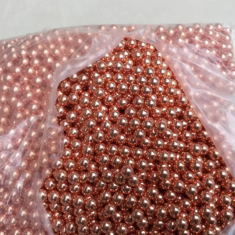

500g 7.938mm/12mm Solid red copper ball