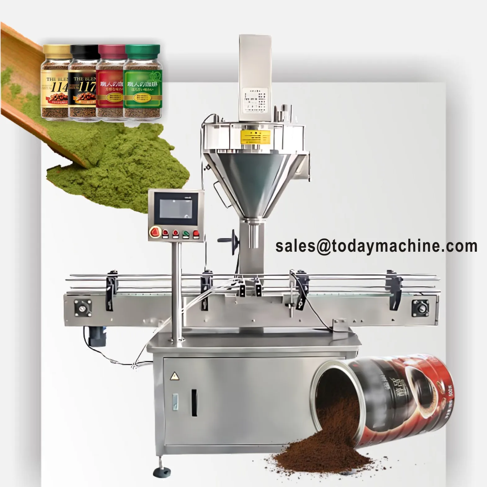 شبه التلقائي 1-100 جرام سطح المكتب عالي الجودة شبه أوتوماتيكي متعدد النكهات ماكينة تعبئة مسحوق الزجاجات/حشو