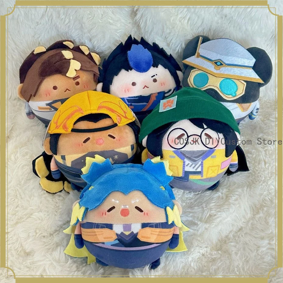 

Sage Omen Jett Phoenix Killjoy VALORANT Kawaii Cosplay Plushie Starfish Body Cartoon Mini Soft Plush Model Birthday Gift 10cm