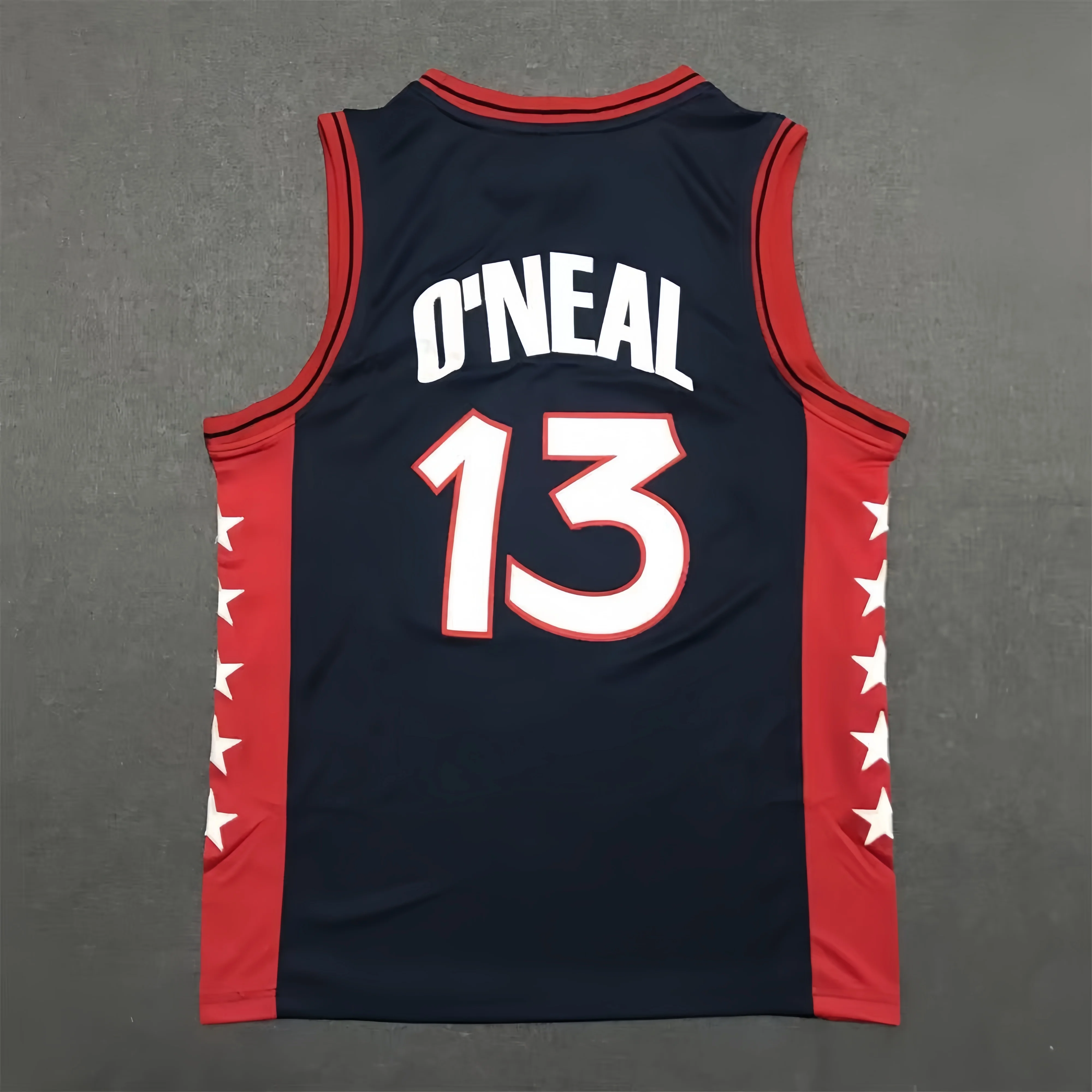 Basketball jerseys 1996 Atlanta Dream Team O 'Neill USA13 white and black sports jerseys Student Basketball Club classic jerseys