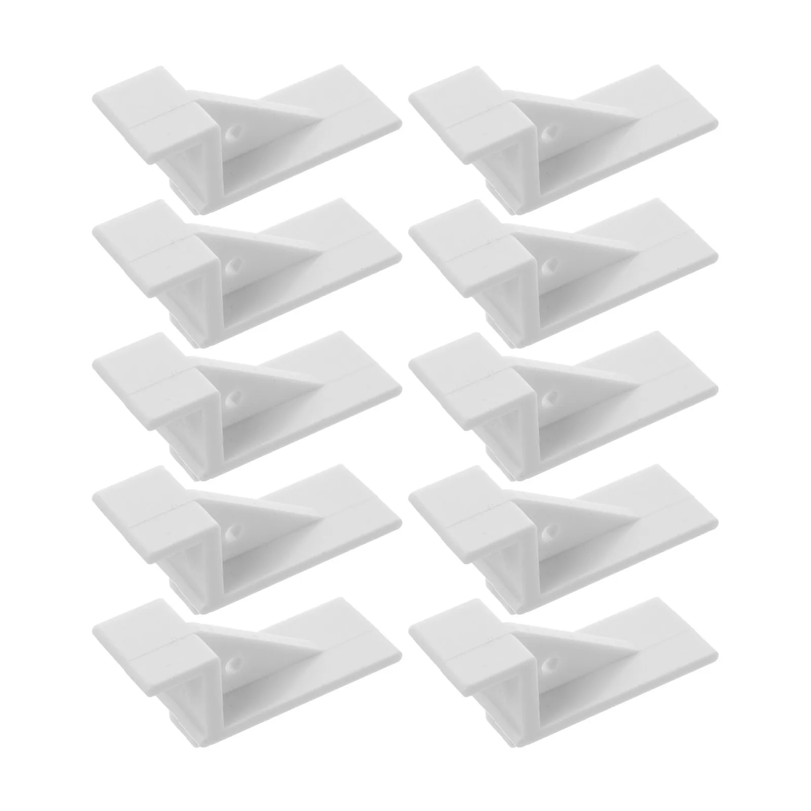 10Pcs Freezer Door Latch Replacement Plastic Refrigerator Shelf Clips for Energy Saving Cooling Equipment Maintenance Cooler