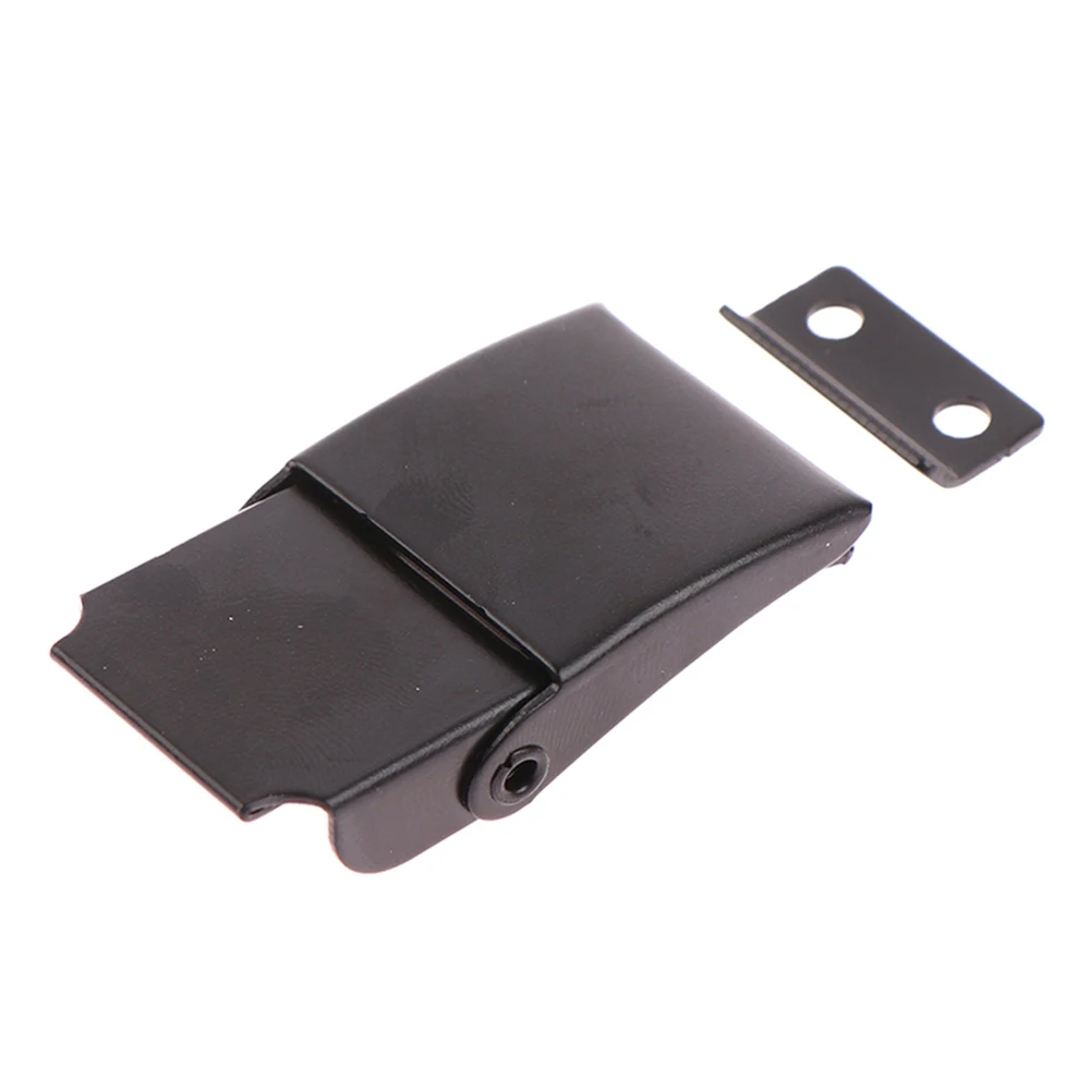 Black Coated Carbon Steel Spring Lock Latch For Small Storage Boxes Tool Cabinets Power Boxes And Vacuum Cleaner Outer Casings