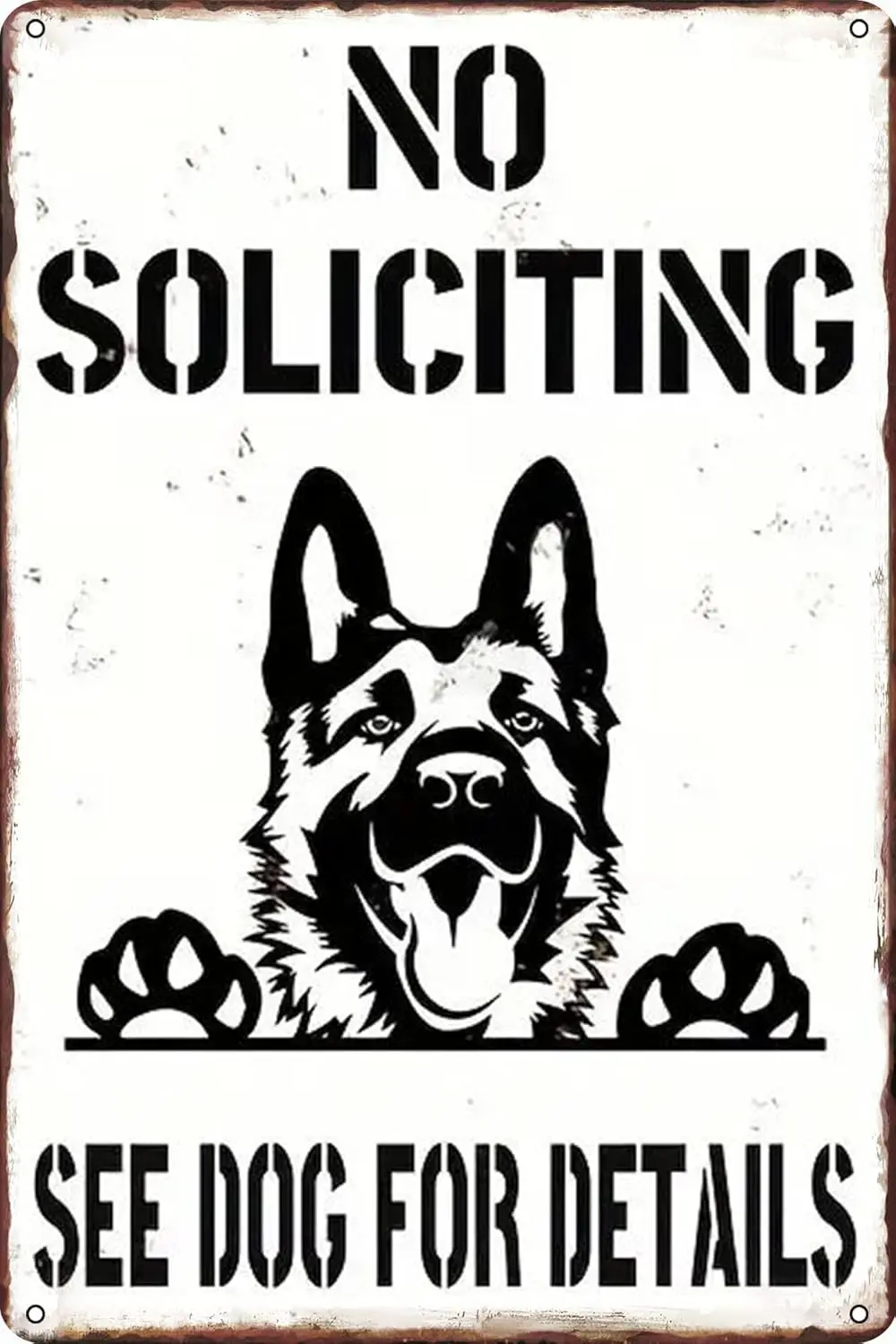 No Soliciting Sign For House No Soliciting Sign For Front Door No Soliciting Sign No Soliciting No Soliciting Sticker Metal Sign