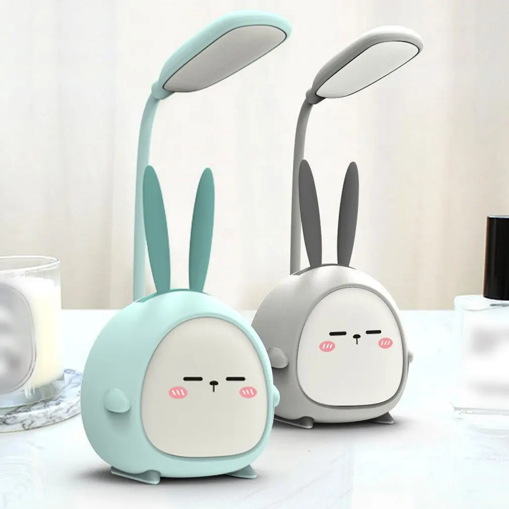 Foldable Cute Pet Animal USB Recharge LED Table Night Light Child Eye Protection Desk Lamp Reading Lamp Night Light