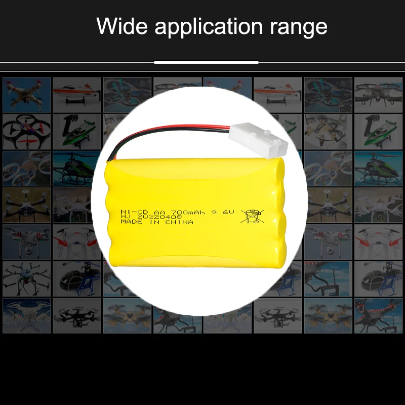 جديد 9.6 فولت 700 مللي أمبير بطارية NiCD للتحكم عن بعد Rc سيارات الدبابات الروبوتات قارب السفينة اللعب البنادق AA 9.6 فولت بطارية قابلة للشحن