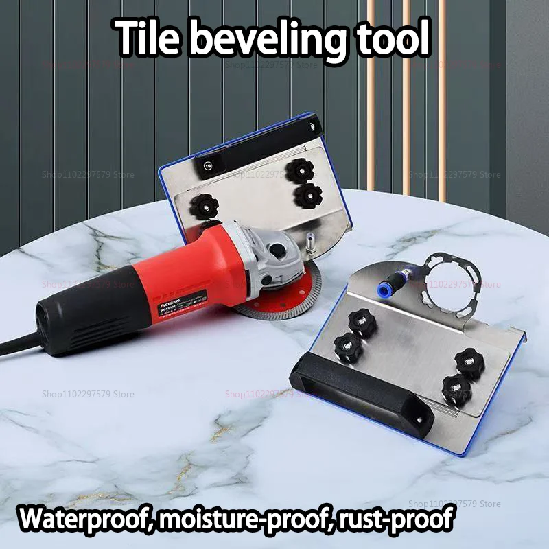 

Angle Grinder Stand for Tile 45 Degree Chamfer Cutting Tool for Ceramic Stone Tile Edging and beveling Perfect for DIY
