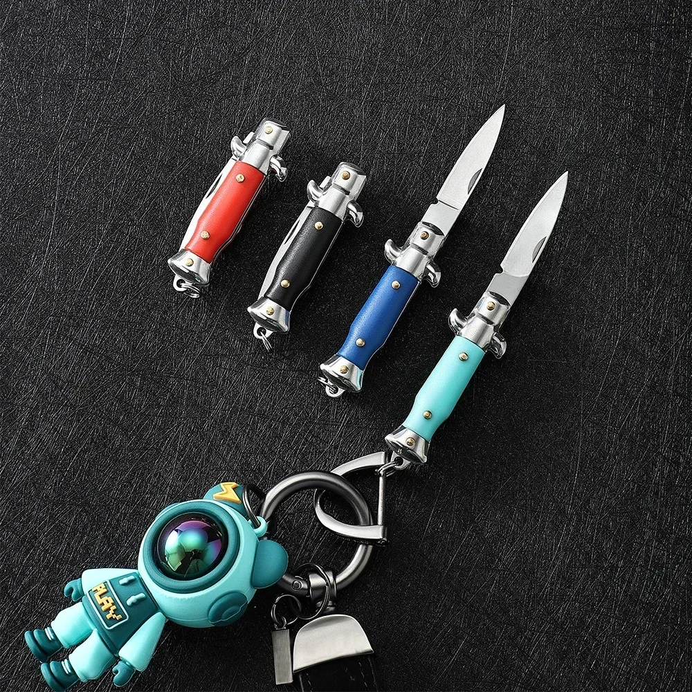 Portable Folding Mini  Knife Multifunction Keychain Pendant Camping Outdoor Small Knives Cutter Opener Unpacking Hand Tool