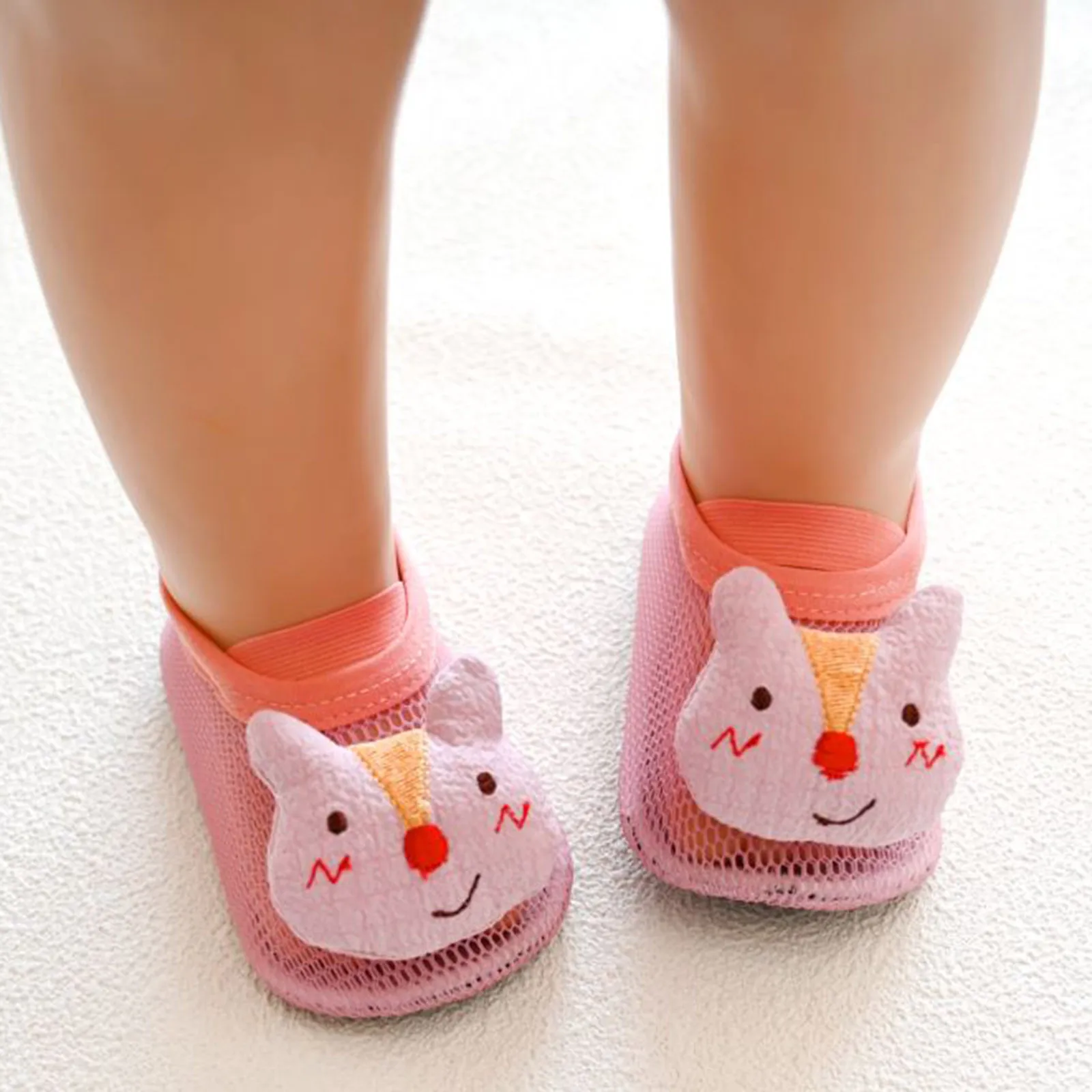 ทารกน่ารักการ์ตูนเด็กรองเท้าเด็กถุงเท้ารองเท้ายางนุ่ม Sole เด็กรองเท้าผ้าใบ Bebe Booties First Walker Zapatillas