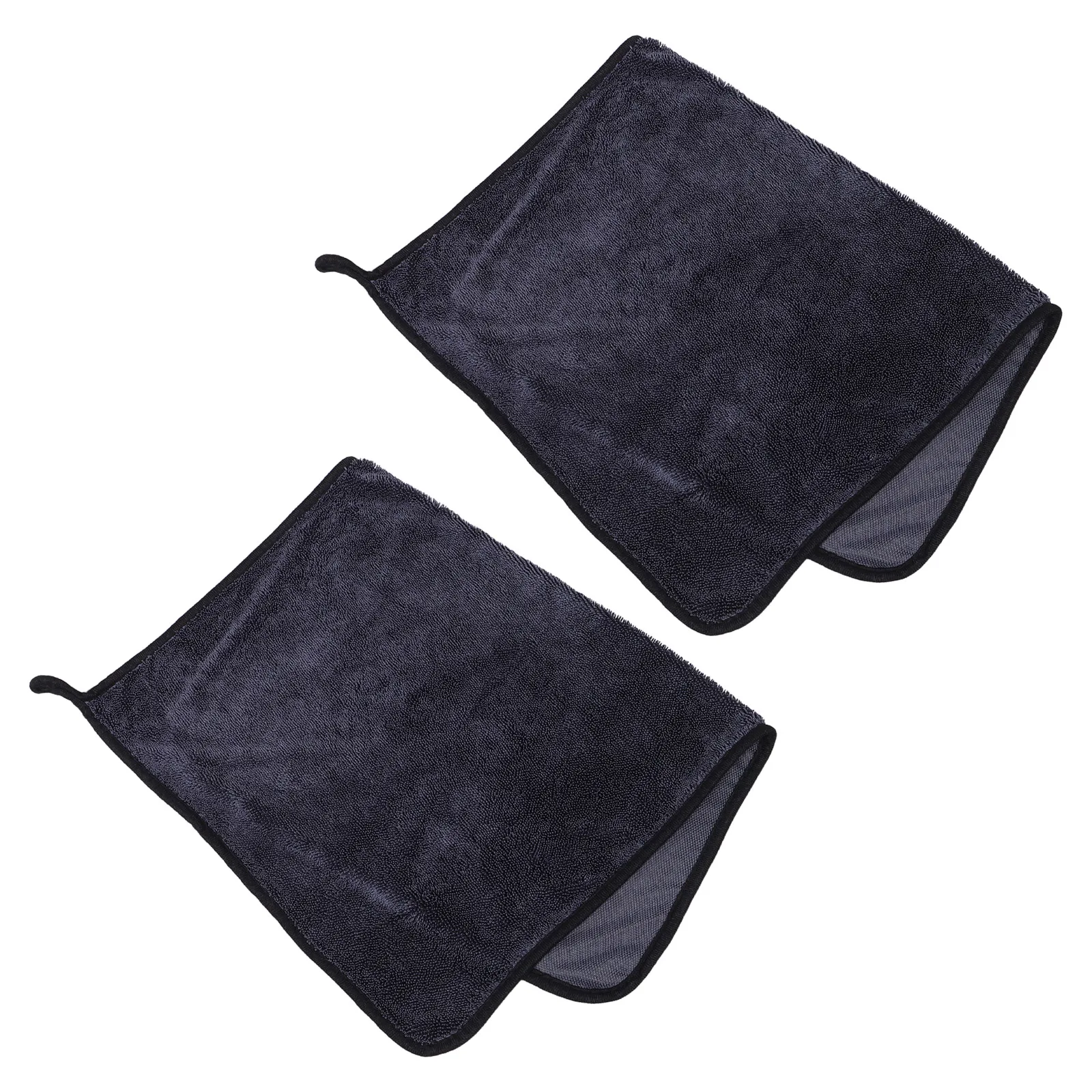 

2pcs Car Drying Towel Absorbent Quick Drying Cleaning Cloth Glass Wiper Reusable Fiber Car Wash Tools Home Pet Supplies