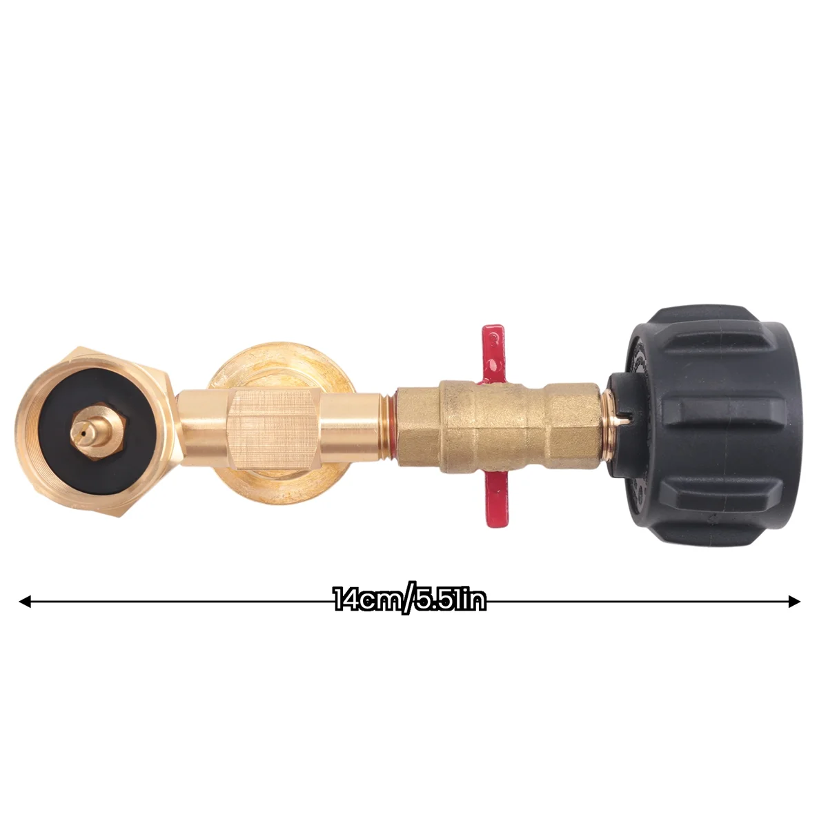 

Propane Refill Adapter with Valve and Gauge, Fill 1 Lb Bottl Hot sale tools asy To Use