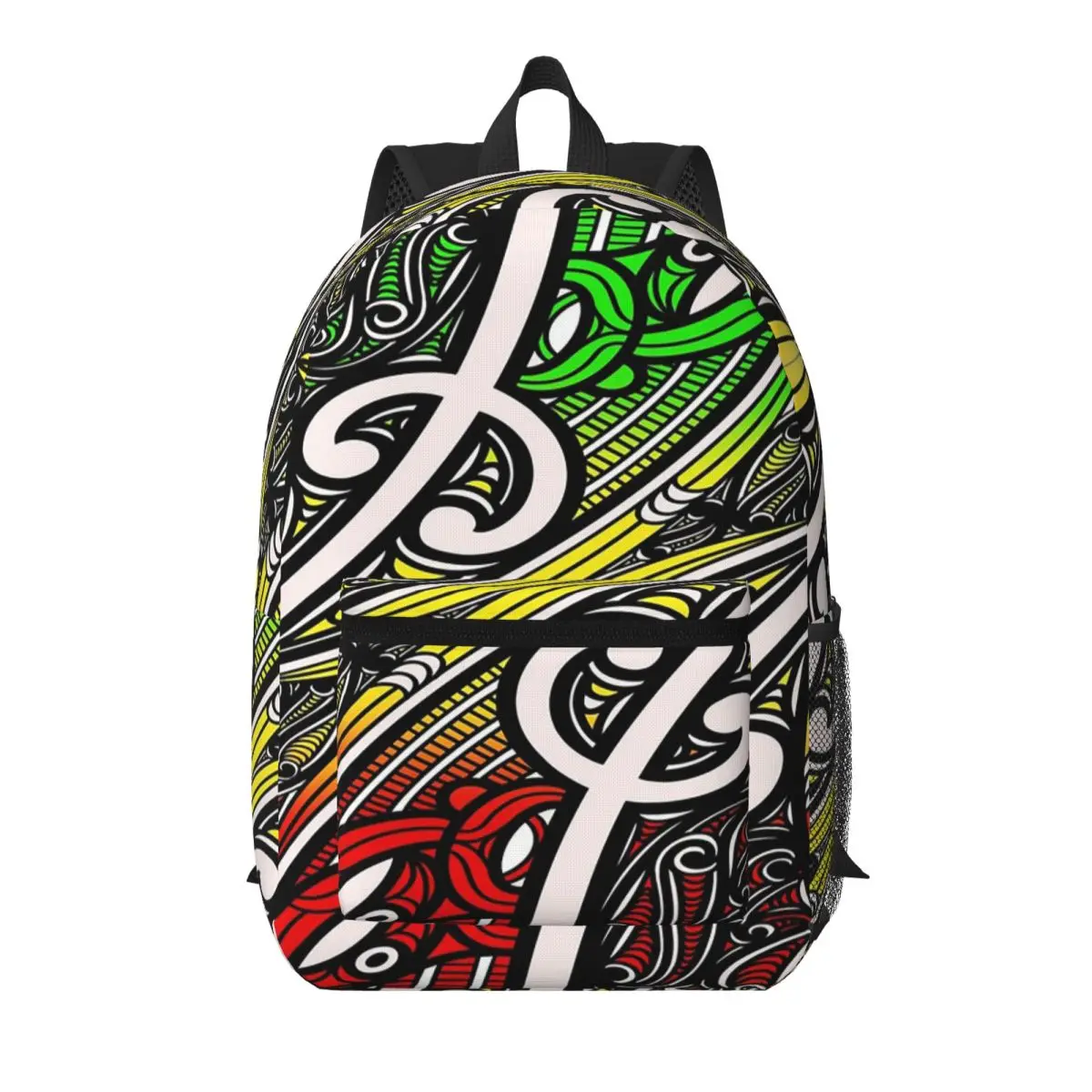 

TNT - Rasta Design Student Backpack School Bag Hiking Travel Daypack for Boys Girls Bookbag Shoulder Bags