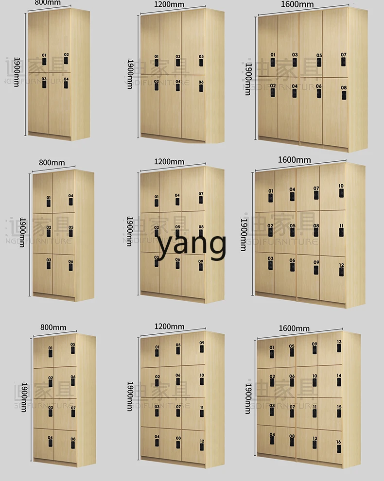 TGF Staff Locker Bath Center Wooden Yoga Studio Gym Locker