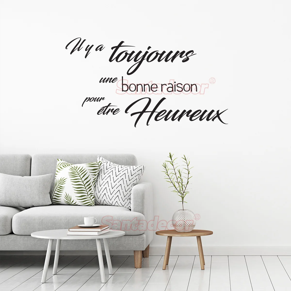 Sticker Citation Il Y A Toujours Une Bonne Raison Wall Art Decal Living Room Home Decor Poster House Decoration Wallpaper