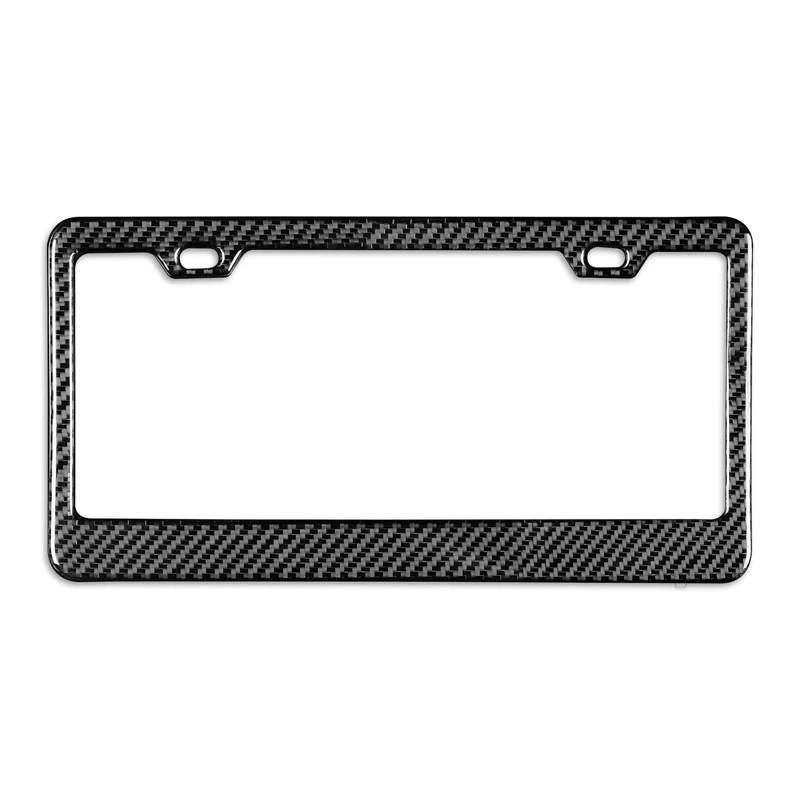 

USA Canada Model A Style Carbon fiber License plate frame cover For All models