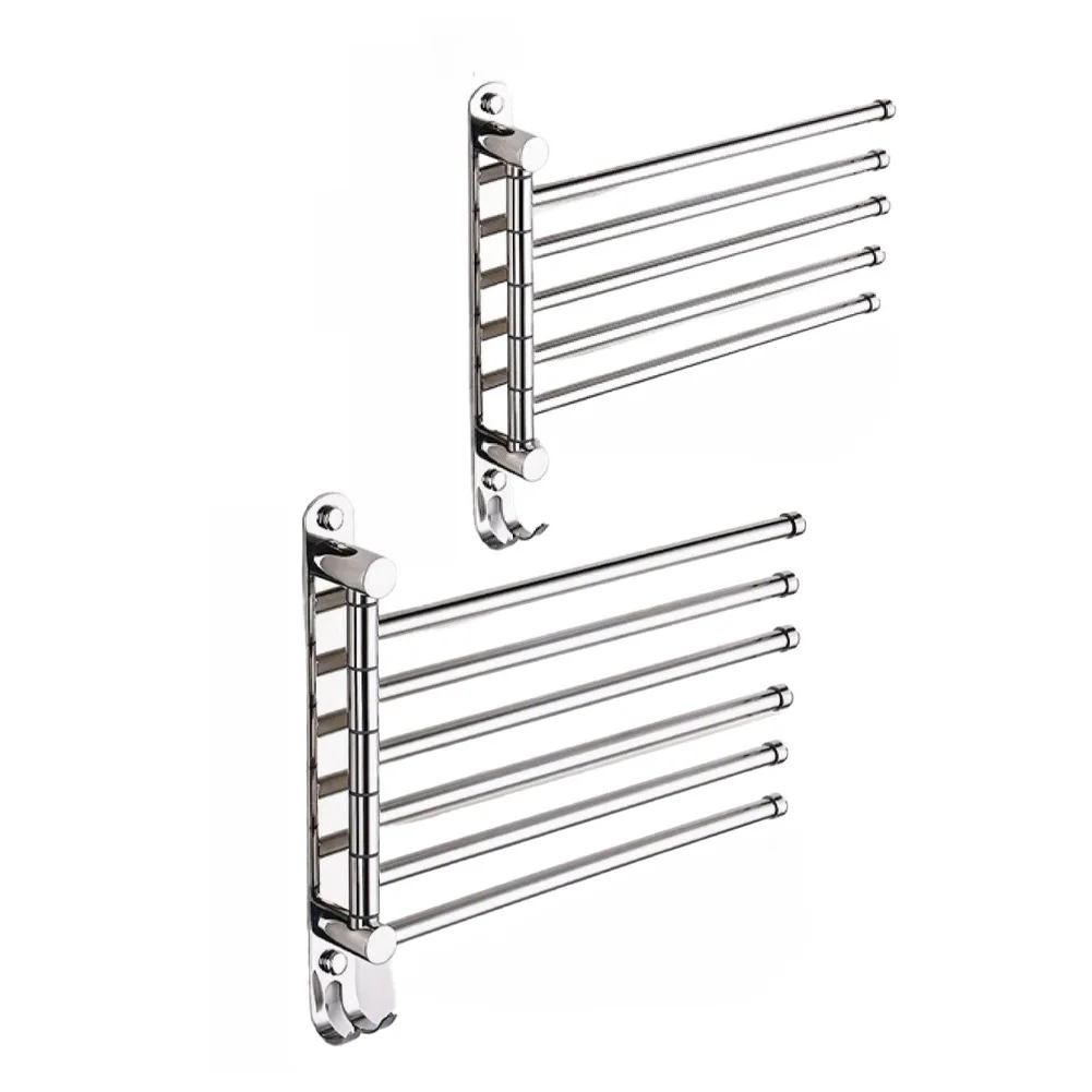 For Organizing Wet Towels Swivel Towel Rack Adjustable Towel Organizer Flexible Towel Storage Solution Bathroom Organizer
