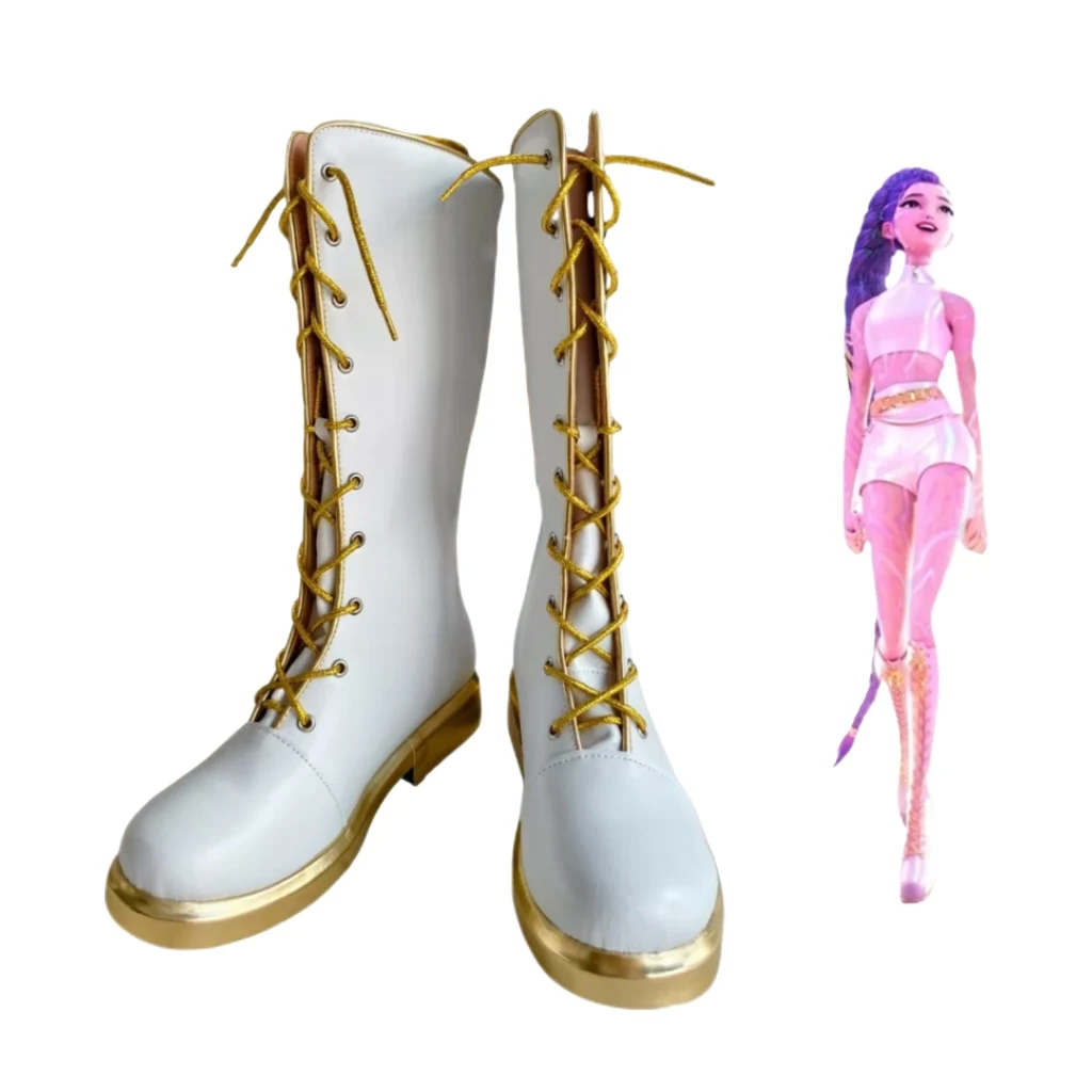 Rumi Dance Outfit Schoenen KPop Demon Hunters Cosplay Laarzen Volwassen Kinderen Halloween Carnaval Schoenen