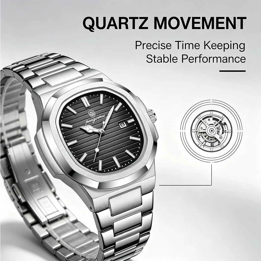 PAAZOMU Men Quartz Wristwatch - огляд і ціна Men'S Fashion Magazine