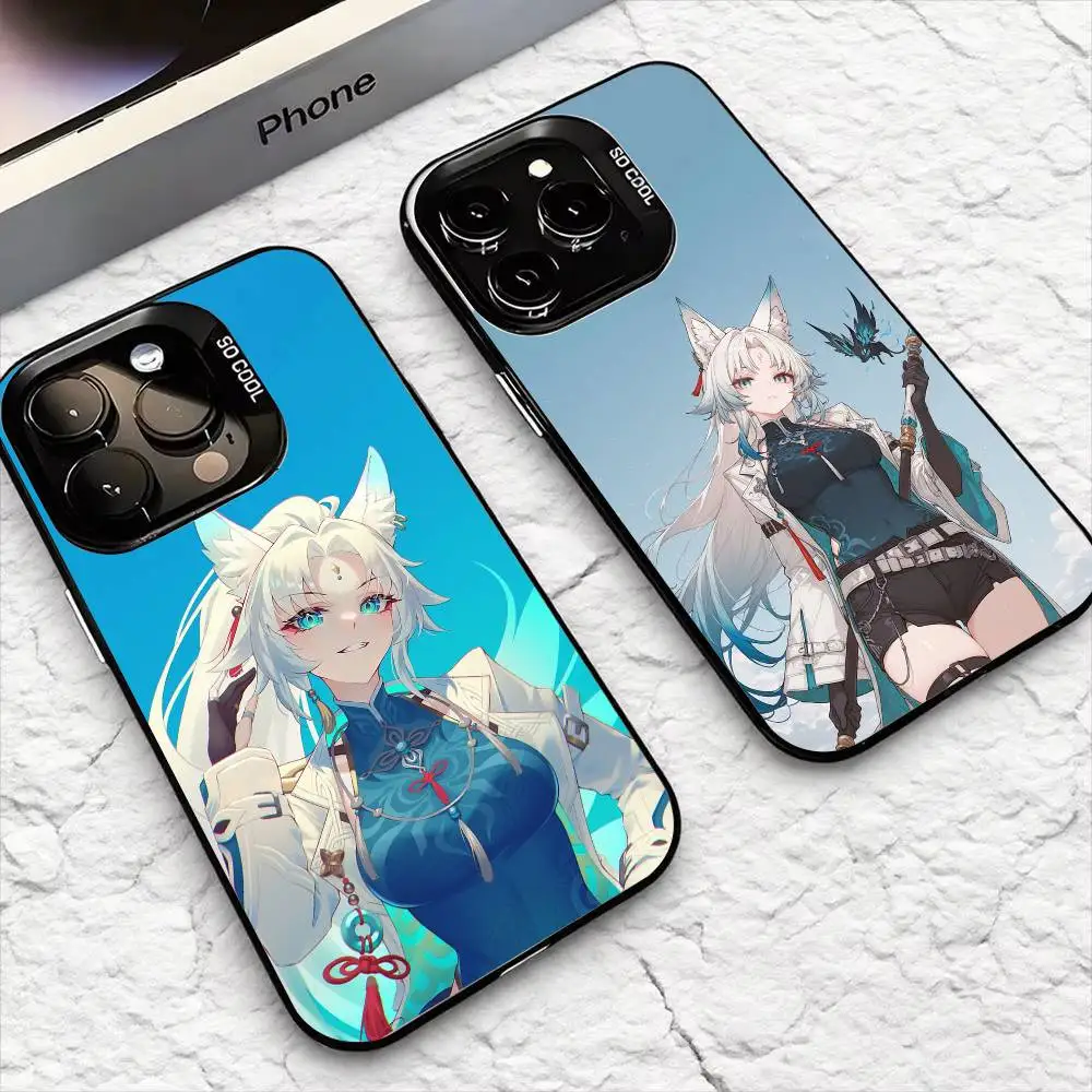 

F-Feixiao H-HSR For iPhone 16,15,14,13,12,11,8,7,Pro,Max,Plus,Mini,XS,SE Anti Fall Black Matte Hard