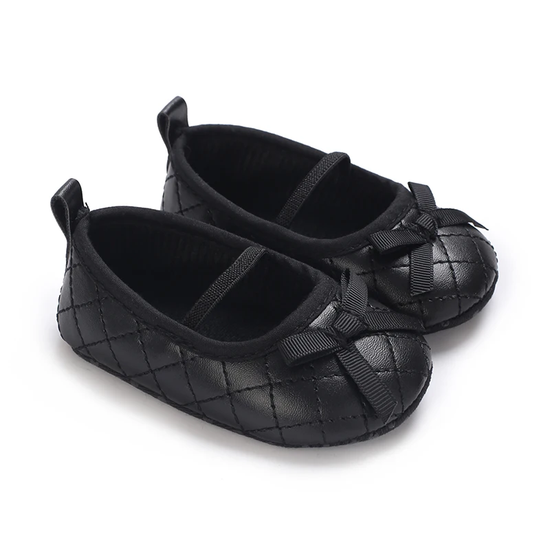 Flache Schuhe für Neugeborene, Mary Jane, klassische Mode, rutschfeste Schleife, Babyschuhe, weiche Sohle, Vorschul-Walking-Schuhe – Detail 6