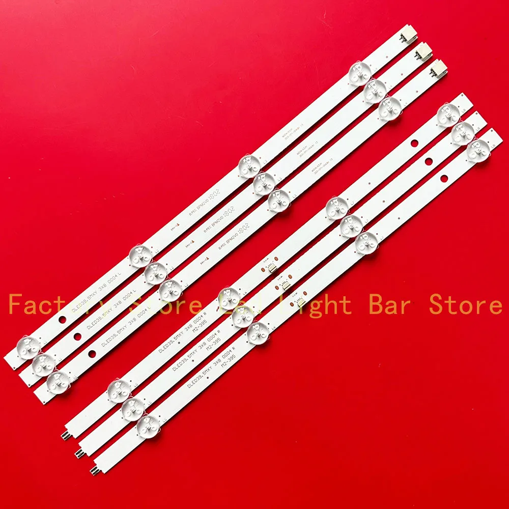 

3/18PCS LED Backlight strip For DLED39.5MXY 3X8 0004 F40D7100M A40 K40DLM7F K40DLM8FS 40d5ft2c V400HJ6-PE1 8lamp 73.5CM