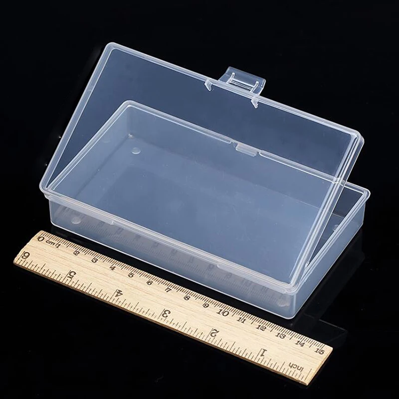 Transparent Plastic Box Storage Collections Product Packaging Box Dressing Case Mini Case Out Size 13.2*7.7*3cm