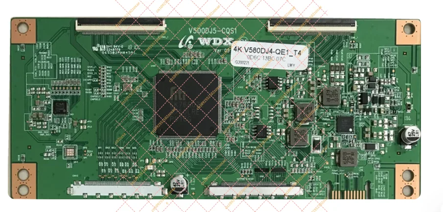 Upgraded Version Logic Board with 60P Cable Port, Compatible V500DJ5-CQS1 V580DJ4-QE1 V500DJ6-QE1