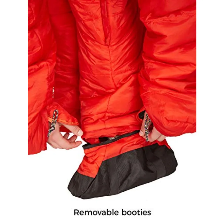 كيس النوم الأصلي مع حشوة Thinsulate 3M للأذرع والساقين يجعلها الدفء وخفيف الوزن وصغيرًا في حجم العبوة