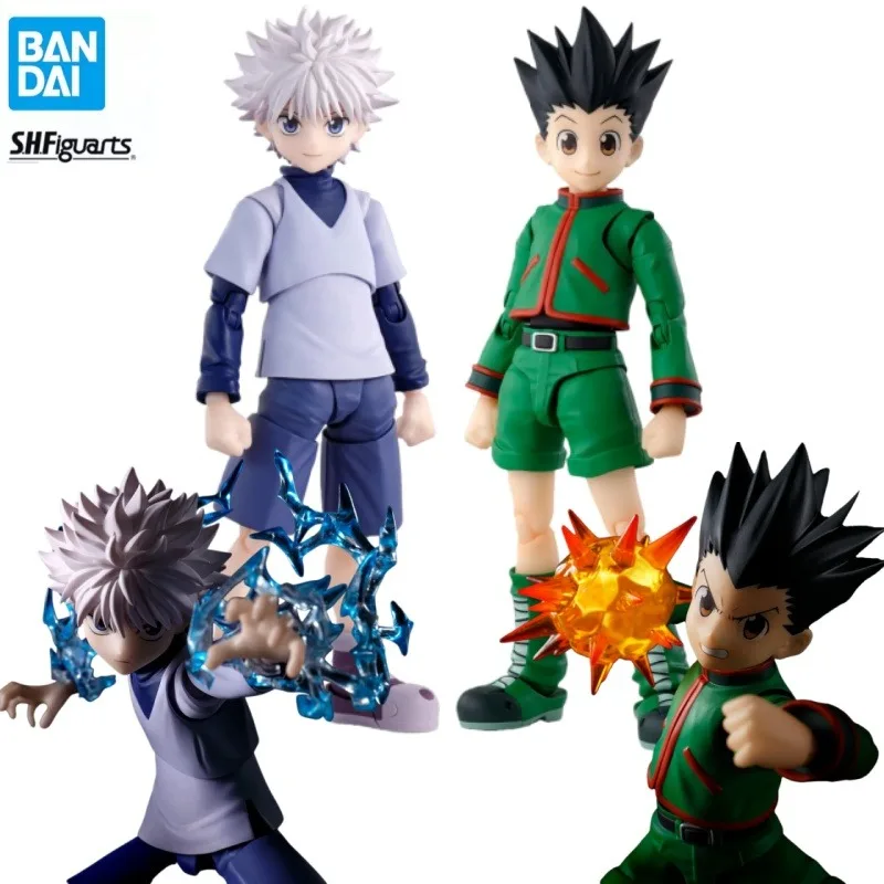 

Bandai Spirits S.H.Figuarts Hunter × Hunter Gon Freecss Killua Zoldyck Action Figure Collection Series Model Toys Ornaments