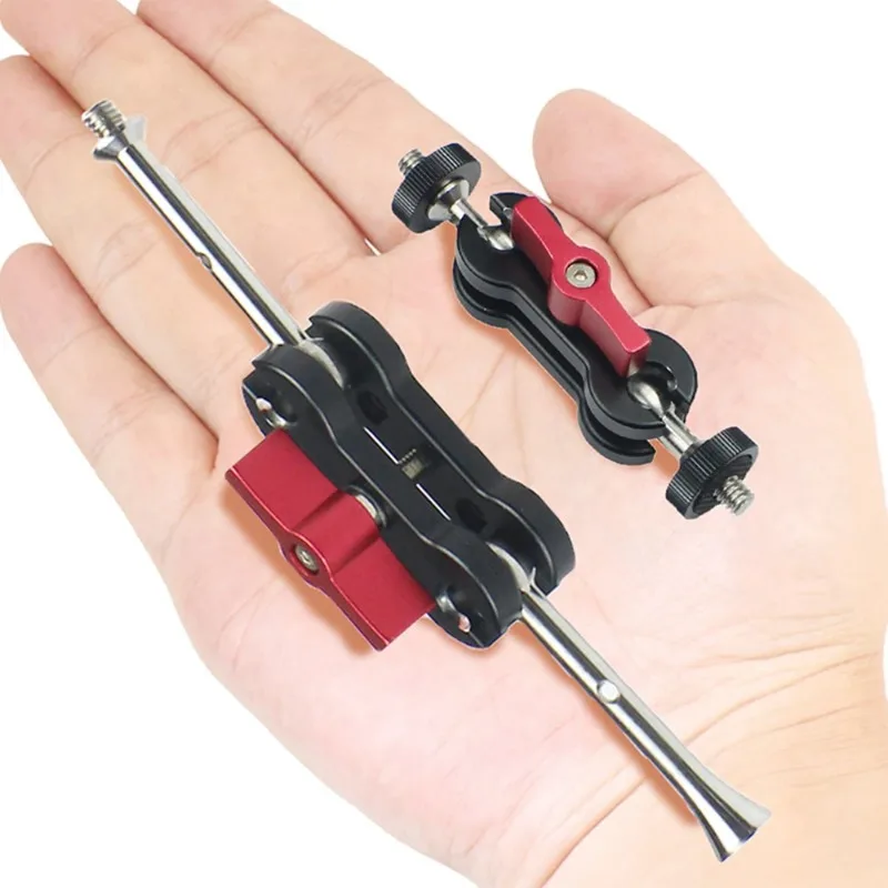 Universal Articulating Magic Arm Mount Mount 360° Swivel Tripod 12mm Double Ballhead 1/4\